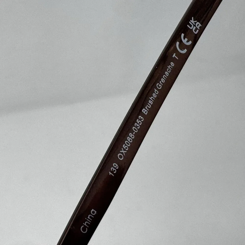 Oakley Holbrook TI RX OX5068-0353 Brushed Grenache Eyeglass Frames 53-17-139 New